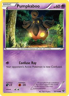 Pumpkaboo card from XY Base Set