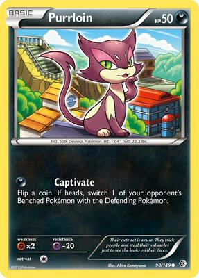 Purrloin card from Boundaries Crossed
