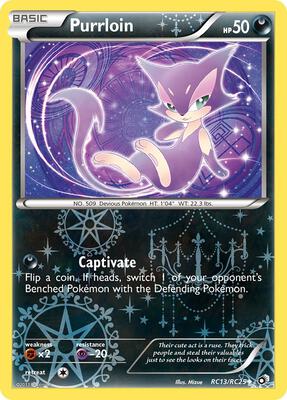 Purrloin card from Legendary Treasures: Radiant Collection