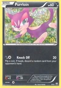 Purrloin - 9/12 card from McDonald's Promos 2012