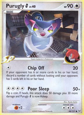 Purugly G card from Platinum