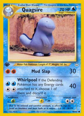 Quagsire card from Neo Revelation