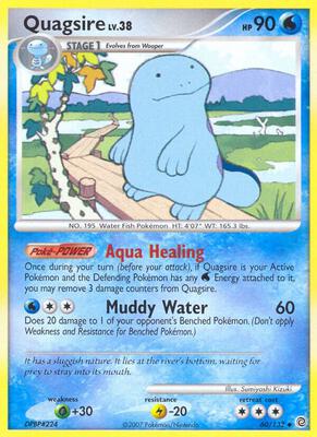 Quagsire card from Secret Wonders
