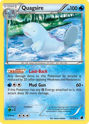 Quagsire card from Plasma Freeze
