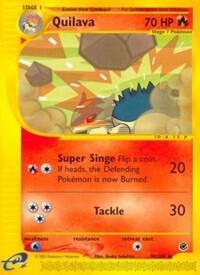 Quilava card from Expedition