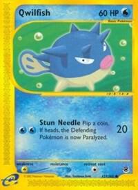 Qwilfish card from Expedition