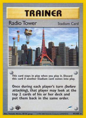 Radio Tower card from Neo Destiny