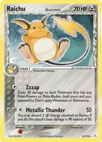 Raichu (Delta Species) card from EX Holon Phantoms
