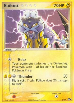 Raikou card from POP Series 2