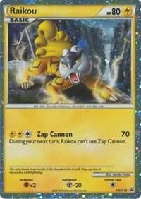 Raikou - HGSS19 card from HGSS Promos