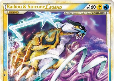 Raikou & Suicune Legend (Top) card from Unleashed