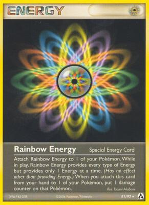 Rainbow Energy card from EX Legend Maker