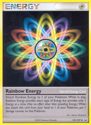Rainbow Energy card from Platinum