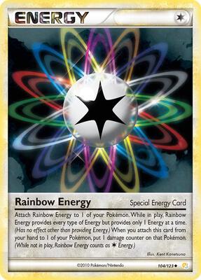 Rainbow Energy card from HeartGold SoulSilver