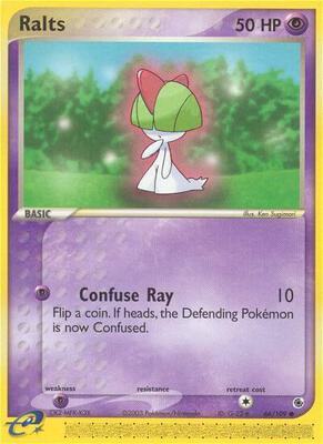 Ralts - 66/109 card from EX Ruby and Sapphire