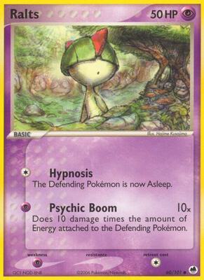 Ralts card from EX Dragon Frontiers