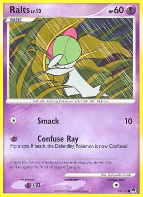 Ralts card from POP Series 7