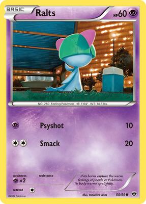 Ralts card from Next Destinies