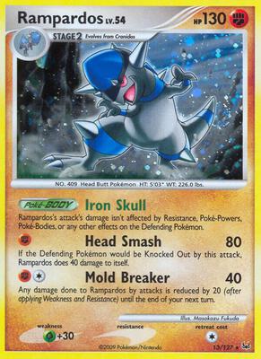 Rampardos card from Platinum
