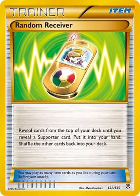 Random Receiver card from Plasma Storm