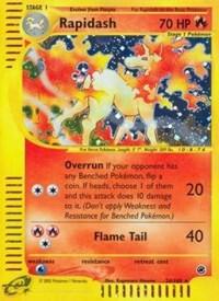 Rapidash (26) card from Expedition