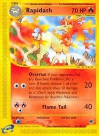 Rapidash (62) card from Expedition