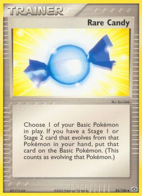 Rare Candy card from EX Emerald