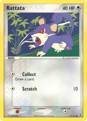Rattata card from EX FireRed & LeafGreen