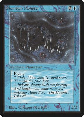 Phantom Monster card from Beta Edition