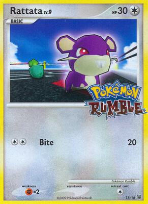 Rattata card from Rumble