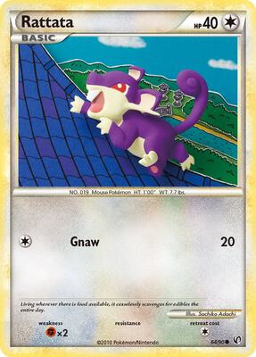 Rattata card from Undaunted