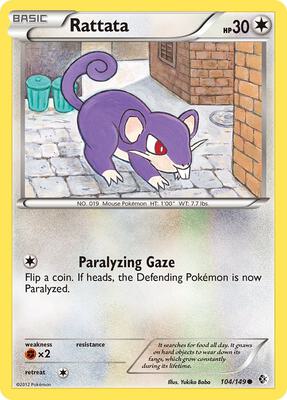 Rattata card from Boundaries Crossed