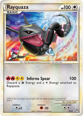 Rayquaza (Shiny) card from Call of Legends