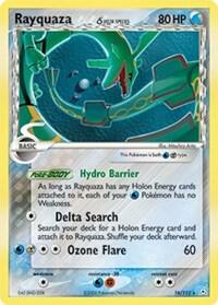 Rayquaza - 016/110 (Delta Species) card from EX Holon Phantoms