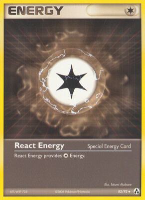 React Energy card from EX Legend Maker