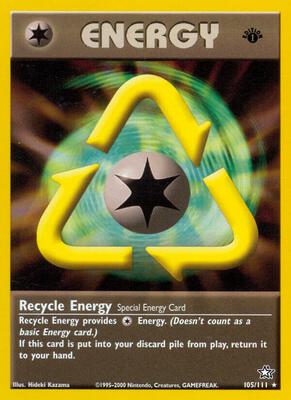 Recycle Energy card from Neo Genesis