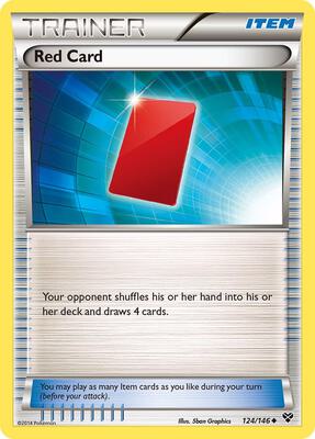 Red Card card from XY Base Set