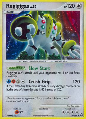 Regigigas (15) card from Legends Awakened