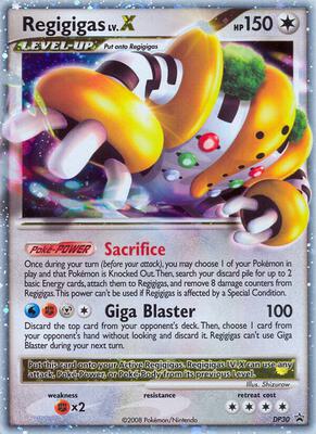 Regigigas LV.X - DP30 card from Diamond and Pearl Promos