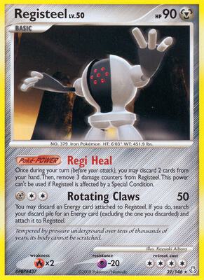 Registeel card from Legends Awakened