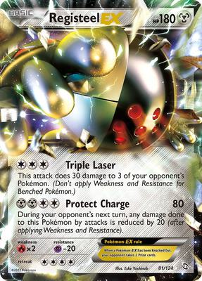 Registeel EX card from Dragons Exalted