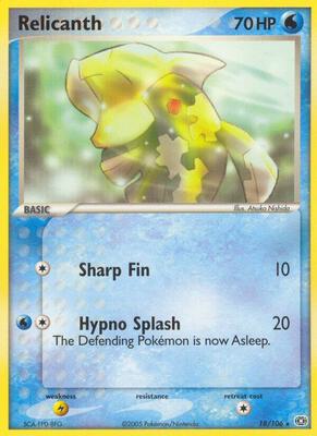 Relicanth card from EX Emerald