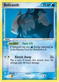 Relicanth card from EX Holon Phantoms