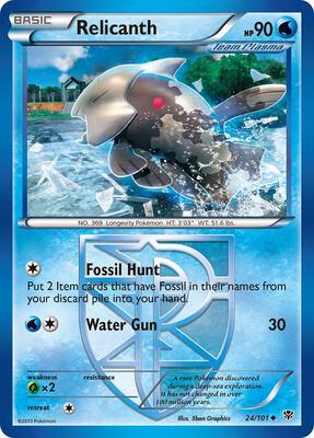 Relicanth (Team Plasma) card from Plasma Blast