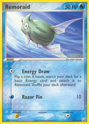 Remoraid card from EX Team Rocket Returns