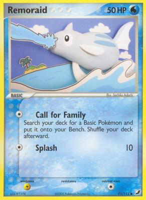 Remoraid card from EX Unseen Forces