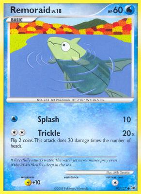 Remoraid card from Platinum