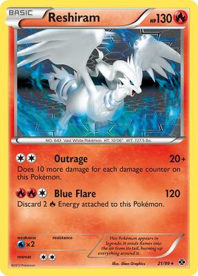 Reshiram card from Next Destinies