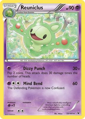 Reuniclus (53) card from Noble Victories