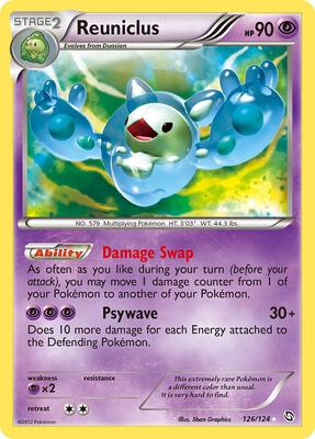 Reuniclus card from Dragons Exalted